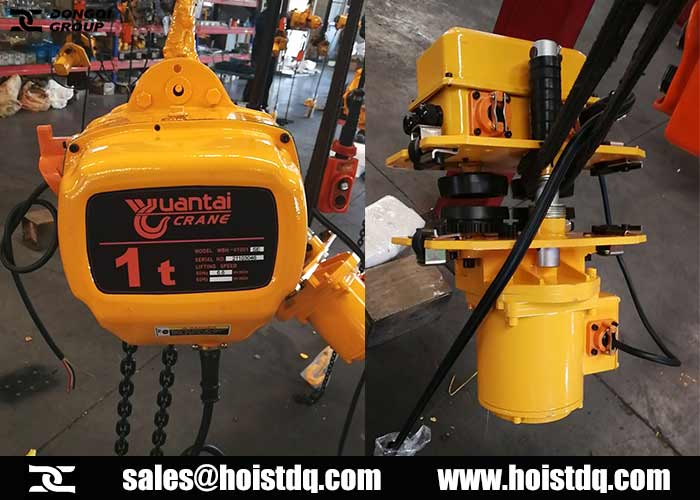 1 ton electric chain hoist for sale to malaysia