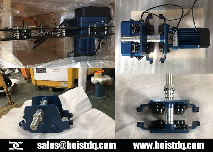 1 ton low headroom european chain hoist production