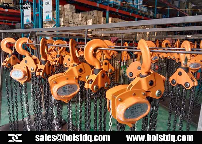 10 Ton Hand Operated Chain Hoist with Manual Trolley for Sale