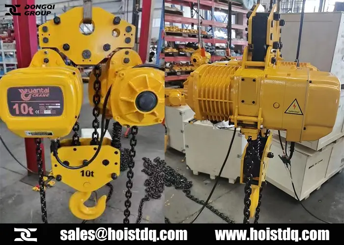 10 ton electric chain hoist for sale to Philippines