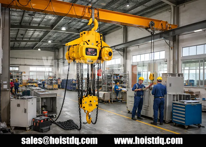 Hook Suspension 10 Ton Electric Chain Hoist for Sale in Ghana 1 10 ton electric chain hoist for sale in Ghana