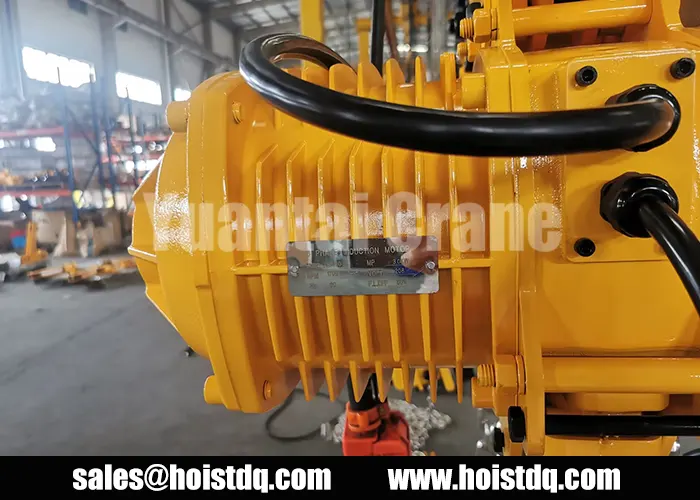 10 ton electric chain hoist motor