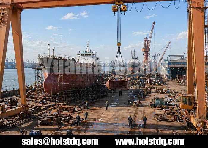 Corrosion-Resistant 10 Ton Electric Chain Hoist for Panama Shipyard