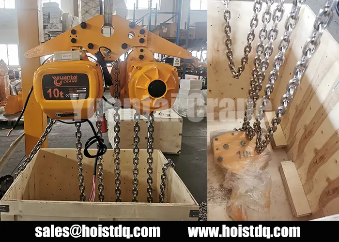 10 ton electric chain hoist Panama