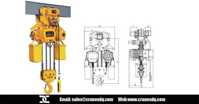 Chain electric hoist: 500kg-5 ton chain hoist, 10 ton chain hoist, 15 ton-25 ton chain hoist, 30 ton chain hoist