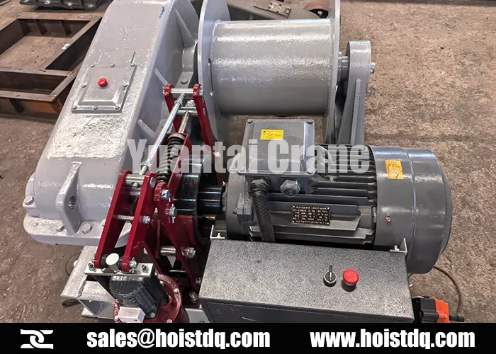10 Ton JM Electric Winch for Saudi Oil & Gas Pipeline Project