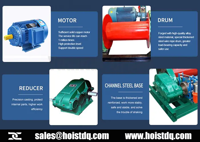 10 ton JM winch mexico design features