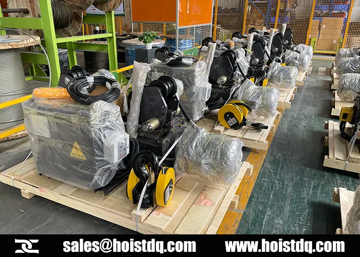 10 Ton Low Headroom Hoist for Hong Kong Port Expansion