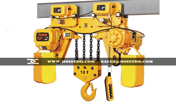 10 ton low headroom hoist