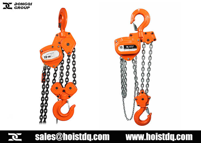 10 ton manual chain hoists
