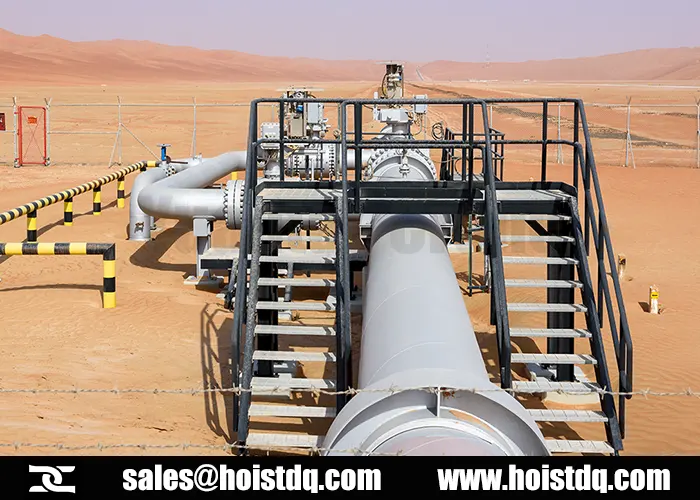 10 ton winch for saudi oil and gas project