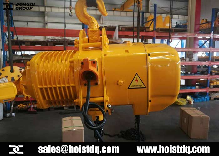 Single phase electric chain hoist