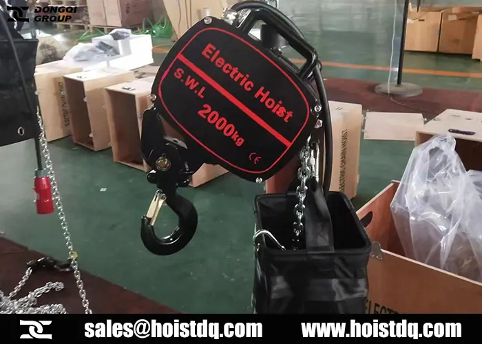 Three Phase Entertainment Electric Chain Hoist for Sale to Qatar