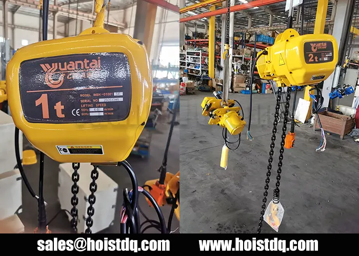 1 - 7.5 Tons Electric Chain Hoists for Paraguay Industrial Equipment Distributor 2 1 ton 2 ton electric chain hoist for sale Paraguay