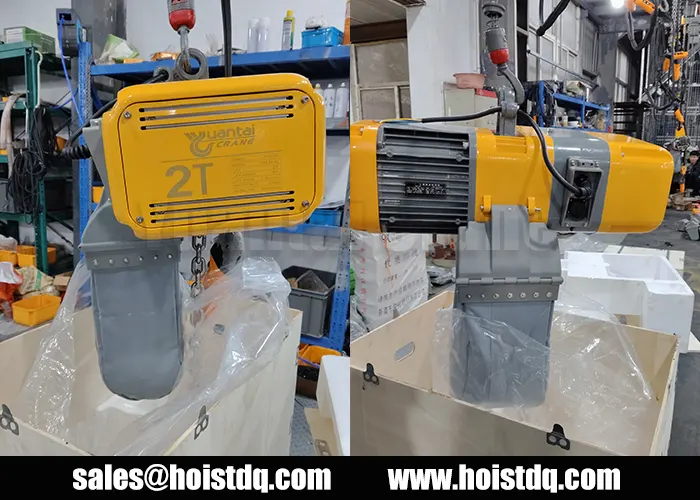 2 Ton I Beam Crane System for Saudi Arabia Maintenance Workshop 3 2 ton European electric chain hoist Saudi Arabia