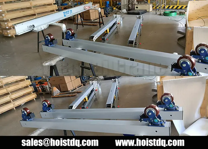 2 Ton Adjustable Aluminium Gantry Crane for Cleanroom in Netherlands 1 2 ton foldable aluminum gantry crane Netherlands
