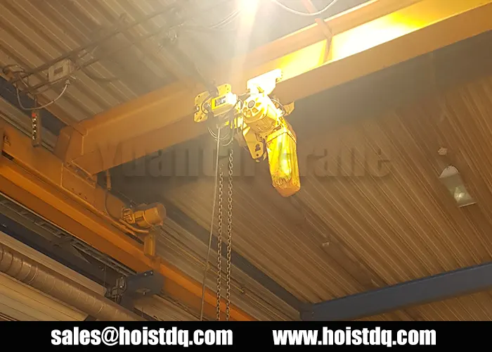 2 Ton Low Headroom Electric Chain Hoist for Malaysia Mold Workshop 1 2 ton low headroom electric chain hoist Malaysia