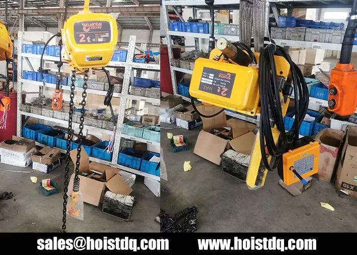 2 Ton Electric Chain Hoist with Motorized Trolley in Lithuania 3 2 ton motorized trolley electric chain hoist Lithuania