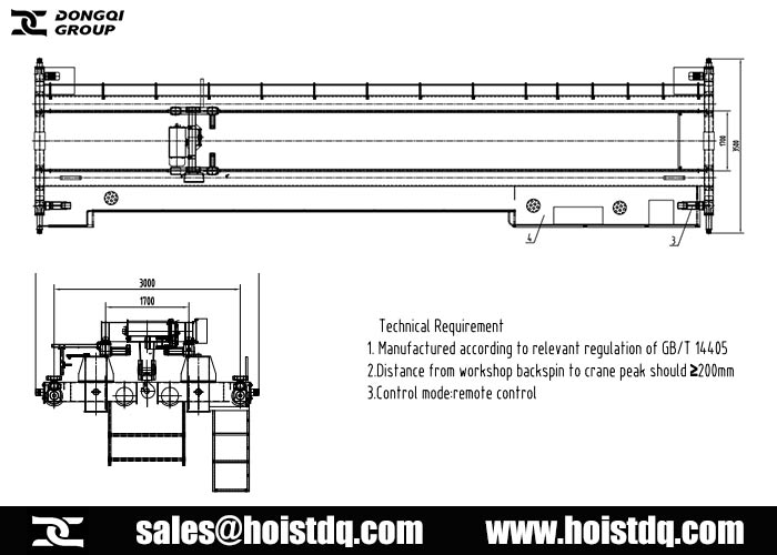 20 ton european standard electric hoist design