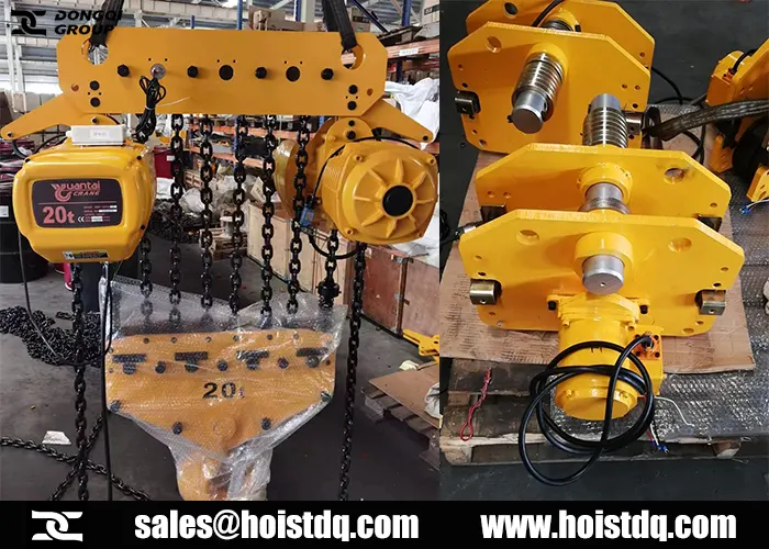20 ton electric chain hoist for sale to Canada