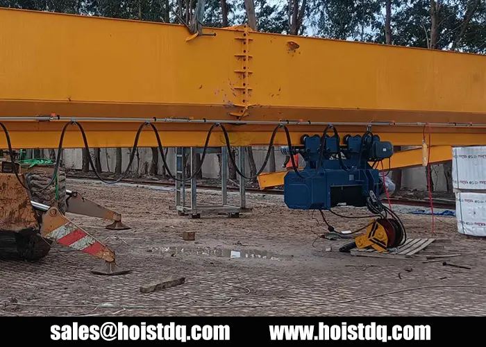 20 Ton Wire Rope Hoist for Precast Concrete Plant in Brazil 1 20 ton wire rope hoist Brazil