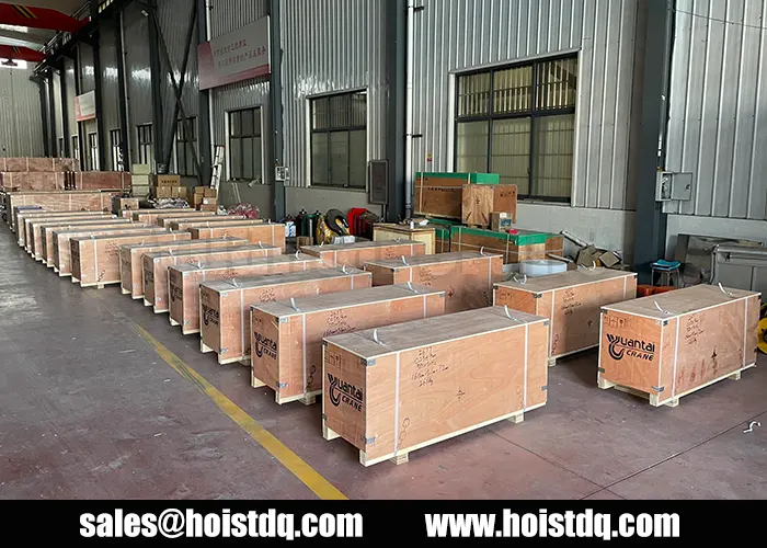 3T 5T 10T CD Wire Rope Hoists Supplied to Azerbaijan Distributor 2 24 sets wire rope hoist to Azerbaijan