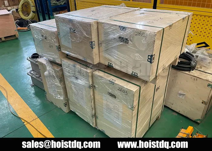 3.5 Ton Electric Chain Hoists for Electronics Assembly in Estonia 3 3.5 ton electric chain hoist delivered to Estonia
