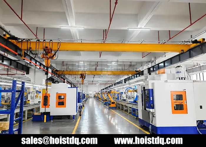 3.5 ton electric chain hoist for electronics assembly in Estonia