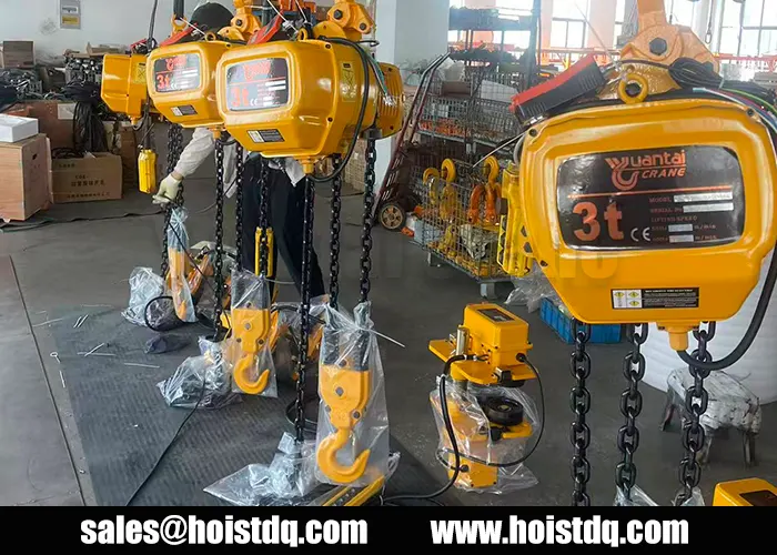 3 ton electric chain hoist Colombia