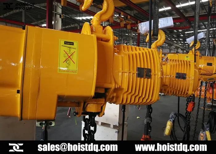 3 ton electric chain hoist exported to Serbia