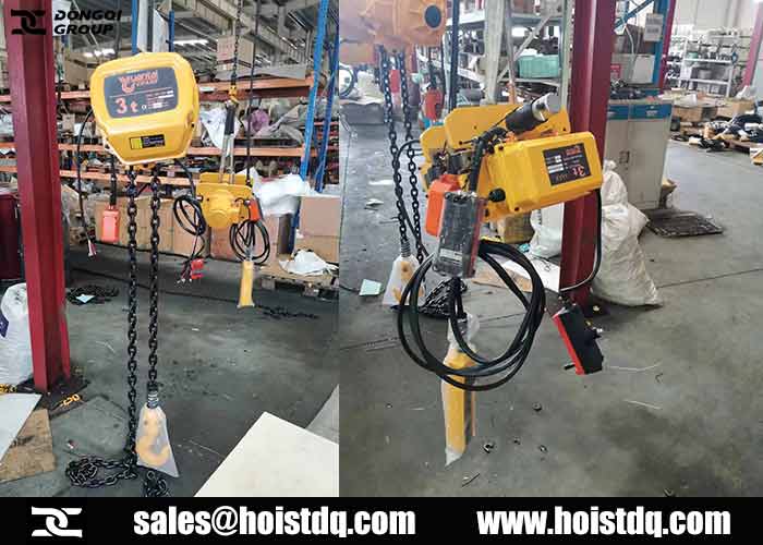 3 ton electric chain hoist for sale to Maldives