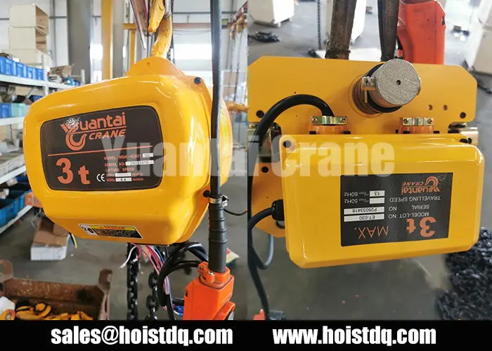 3 ton electric chain hoist for sale Saudi Arabia