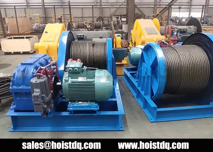 Tanzania: 3 Ton JK High Speed Electric Winch for Mining Shaft 3 3 ton high speed electric winch in Tanzania