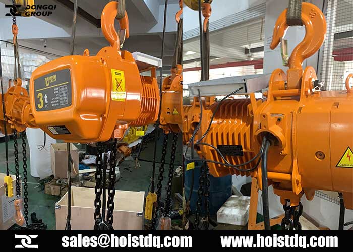 3 ton electric chain hoist with hook