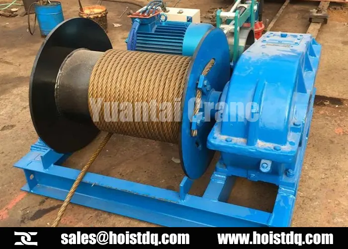 Australia 3 ton low speed winch for construction projects