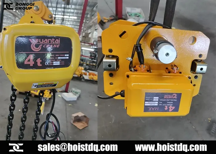 Electric Chain Hoist Australia: 4 Ton Electric Chain Hoist for Sale to Australia