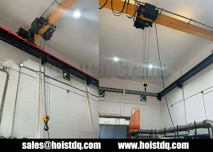 4 ton European wire rope hoist Malaysia water treatment