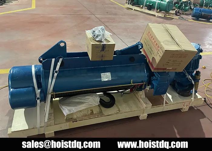 5 Ton Explosion-Proof Wire Rope Hoist for Indian Refinery 5 5 ton 30m explosion proof wire rope hoist in India
