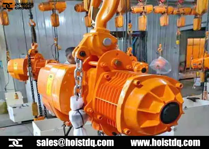 5 ton electric chain hoist for sale to Qatar 1