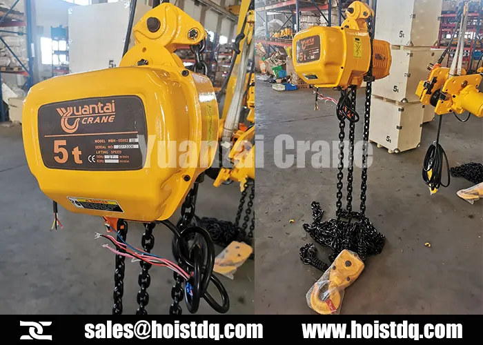 5 Ton Electric Chain Hoist for Parking System Installer in Guyana