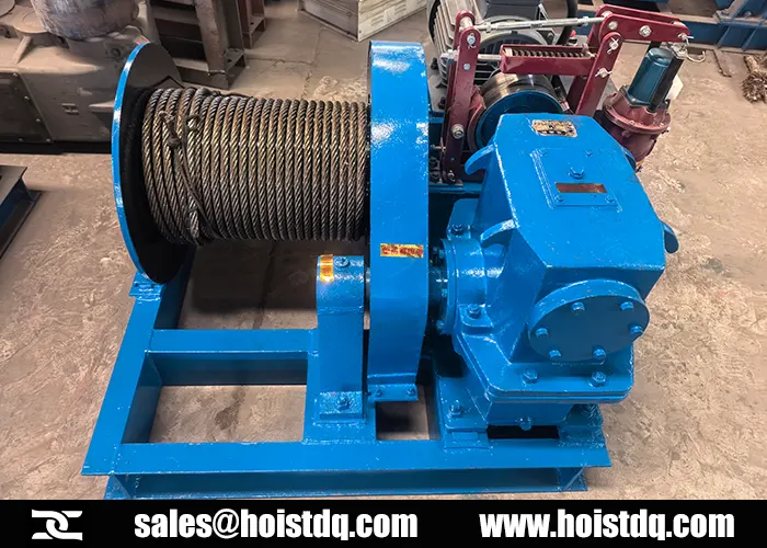 5 Ton Electric Winch for Sale to Philippines Sugar Milling Plant