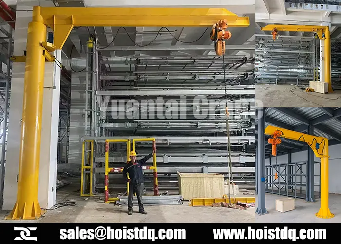 5 ton jib hoist for parking system in guyana