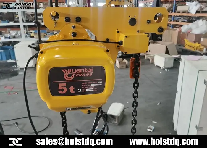 5 ton low headroom electric chain hoist for Philippines