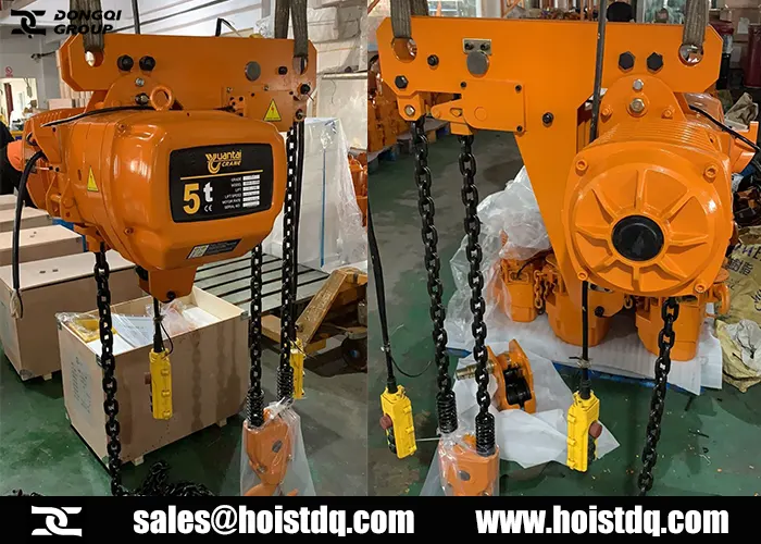 5 ton low headroom electric chain hoist to philippines