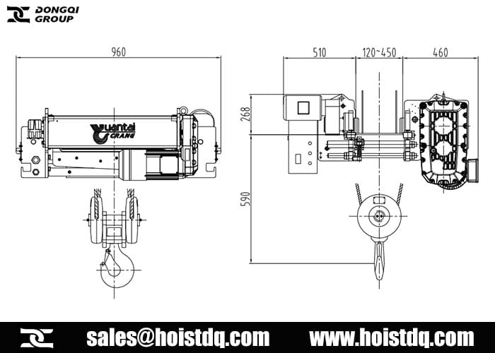 5 ton monorail hoist for sale design drawing