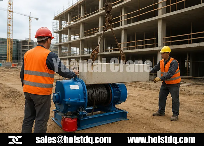 5 ton winch for engineering project in Mexico