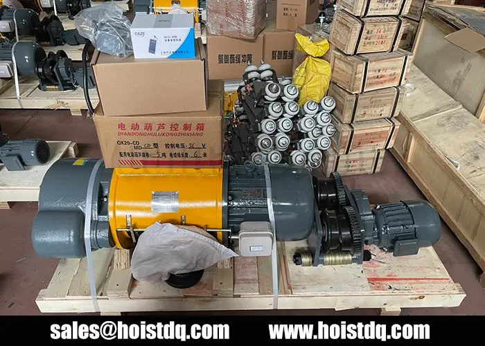 3T 5T 10T CD Wire Rope Hoists Supplied to Azerbaijan Distributor 7 5 ton wire rope hoist Azerbaijan