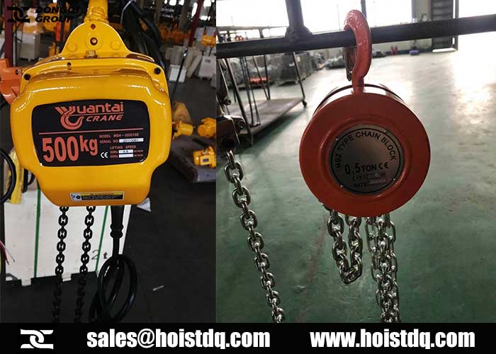 500kg Chain Hoist for Food Industry in Mexico