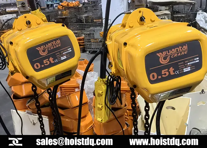 6 Electric Chain Hoists to Kenya for Warehouse Operations 5 500kg electric chain hoist for kenya warehouse