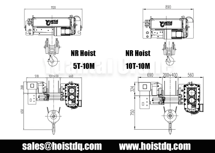 5 Ton & 10 Ton Low Headroom Hoist Solutions for US Machinery Workshop 2 5 ton 10 ton low headroom hoist design drawing